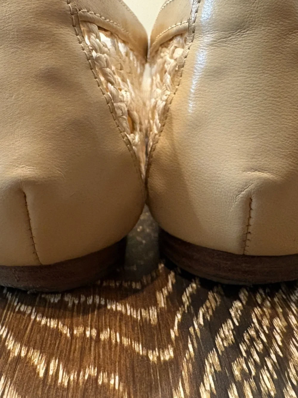Andrea Gomez Amelia Flats iin Raffia Natural - Size 38.5